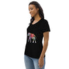 T-shirt ajusté écologique éléphant